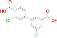 3'-Chloro-5-fluoro-[1,1'-biphenyl]-3,4'-dicarboxylic acid