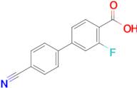 4'-Cyano-3-fluoro-[1,1'-biphenyl]-4-carboxylic acid
