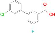 3'-Chloro-5-fluoro-[1,1'-biphenyl]-3-carboxylic acid