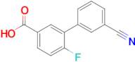 3'-Cyano-6-fluoro-[1,1'-biphenyl]-3-carboxylic acid