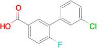 3'-Chloro-6-fluoro-[1,1'-biphenyl]-3-carboxylic acid