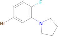 1-(5-Bromo-2-fluorophenyl)pyrrolidine