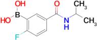 (2-Fluoro-5-(isopropylcarbamoyl)phenyl)boronic acid