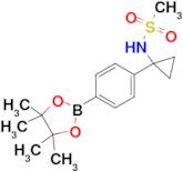 N-(1-(4-(4,4,5,5-Tetramethyl-1,3,2-dioxaborolan-2-yl)phenyl)cyclopropyl)methanesulfonamide