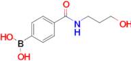 (4-((3-Hydroxypropyl)carbamoyl)phenyl)boronic acid