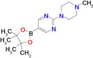 2-(4-Methylpiperazin-1-yl)-5-(4,4,5,5-tetramethyl-1,3,2-dioxaborolan-2-yl)pyrimidine