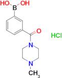 (3-(4-Methylpiperazine-1-carbonyl)phenyl)boronic acid hydrochloride