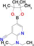 2-(Diethylamino)-5-(4,4,5,5-tetramethyl-1,3,2-dioxaborolan-2-yl)nicotinonitrile