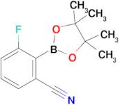 3-Fluoro-2-(4,4,5,5-tetramethyl-1,3,2-dioxaborolan-2-yl)benzonitrile