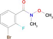 3-Bromo-2-fluoro-N-methoxy-N-methylbenzamide
