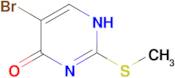 5-Bromo-2-(methylsulfanyl)-4(1H)-pyrimidinone