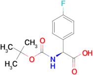 (S)-2-((tert-Butoxycarbonyl)amino)-2-(4-fluorophenyl)acetic acid