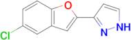 3-(5-Chlorobenzofuran-2-yl)-1H-pyrazole