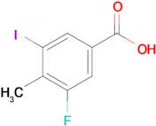 3-Fluoro-4-methyl-5-iodobenzoic acid