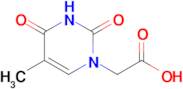 (5-Methyl-2,4-dioxo-3,4-dihydro-2H-pyrimidin-1-yl)acetic acid