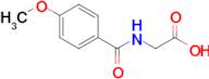 2-(4-Methoxybenzamido)acetic acid