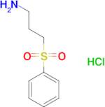 3-Benzenesulfonylpropylamine hydrochloride