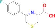 5-(4-Fluorophenyl)-3,4-dihydro-2H-1,4-thiazine-3-carboxylic acid