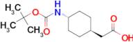 2-(trans-4-((tert-Butoxycarbonyl)amino)cyclohexyl)acetic acid