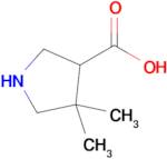 4,4-Dimethylpyrrolidine-3-carboxylic acid