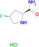 (2S,4S)-4-Fluoropyrrolidine-2-carboxamide hydrochloride