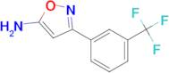 3-(3-(Trifluoromethyl)phenyl)isoxazol-5-amine