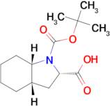 (2S,3aS,7aS)-1-(tert-Butoxycarbonyl)octahydro-1H-indole-2-carboxylic acid