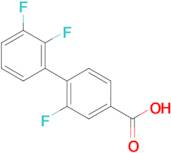 2,2',3'-Trifluoro-[1,1'-biphenyl]-4-carboxylic acid