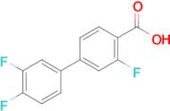 3,3',4'-Trifluoro-[1,1'-biphenyl]-4-carboxylic acid