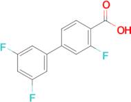 3,3',5'-Trifluoro-[1,1'-biphenyl]-4-carboxylic acid