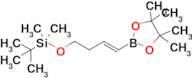 tert-Butyldimethyl((4-(4,4,5,5-tetramethyl-1,3,2-dioxaborolan-2-yl)but-3-en-1-yl)oxy)silane