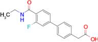 2-(4'-(Ethylcarbamoyl)-3'-fluoro-[1,1'-biphenyl]-4-yl)acetic acid
