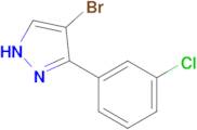 4-Bromo-5-(3-chlorophenyl)-1H-pyrazole