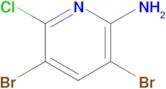 3,5-Dibromo-6-chloropyridin-2-amine