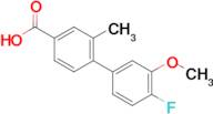 4'-Fluoro-3'-methoxy-2-methyl-[1,1'-biphenyl]-4-carboxylic acid