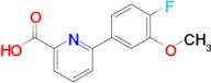 6-(4-Fluoro-3-methoxyphenyl)picolinic acid