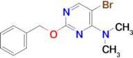 2-(Benzyloxy)-5-bromo-N,N-dimethylpyrimidin-4-amine