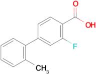 3-Fluoro-2'-methyl-[1,1'-biphenyl]-4-carboxylic acid