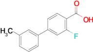 3-Fluoro-3'-methyl-[1,1'-biphenyl]-4-carboxylic acid