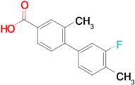 3'-Fluoro-2,4'-dimethyl-[1,1'-biphenyl]-4-carboxylic acid