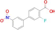 3-Fluoro-3'-nitro-[1,1'-biphenyl]-4-carboxylic acid