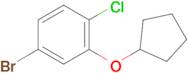 4-Bromo-1-chloro-2-(cyclopentyloxy)benzene