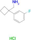 (1-(3-Fluorophenyl)cyclobutyl)methanamine hydrochloride
