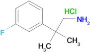 2-(3-Fluorophenyl)-2-methylpropan-1-amine hydrochloride