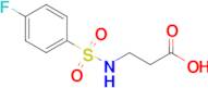 3-(4-Fluorophenylsulfonamido)propanoic acid