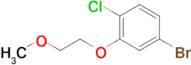 4-Bromo-1-chloro-2-(2-methoxyethoxy)benzene