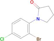 1-(2-Bromo-4-chlorophenyl)pyrrolidin-2-one