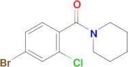 (4-Bromo-2-chlorophenyl)(piperidin-1-yl)methanone