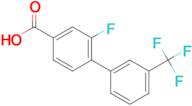 2-Fluoro-3'-(trifluoromethyl)-[1,1'-biphenyl]-4-carboxylic acid