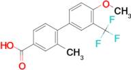 4'-Methoxy-2-methyl-3'-(trifluoromethyl)-[1,1'-biphenyl]-4-carboxylic acid